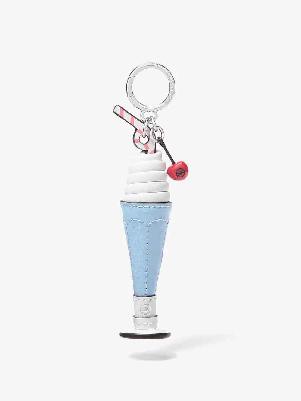 Michael Kors NWT Milkshake Key Fob Bag Charm in Light Sky Blue
